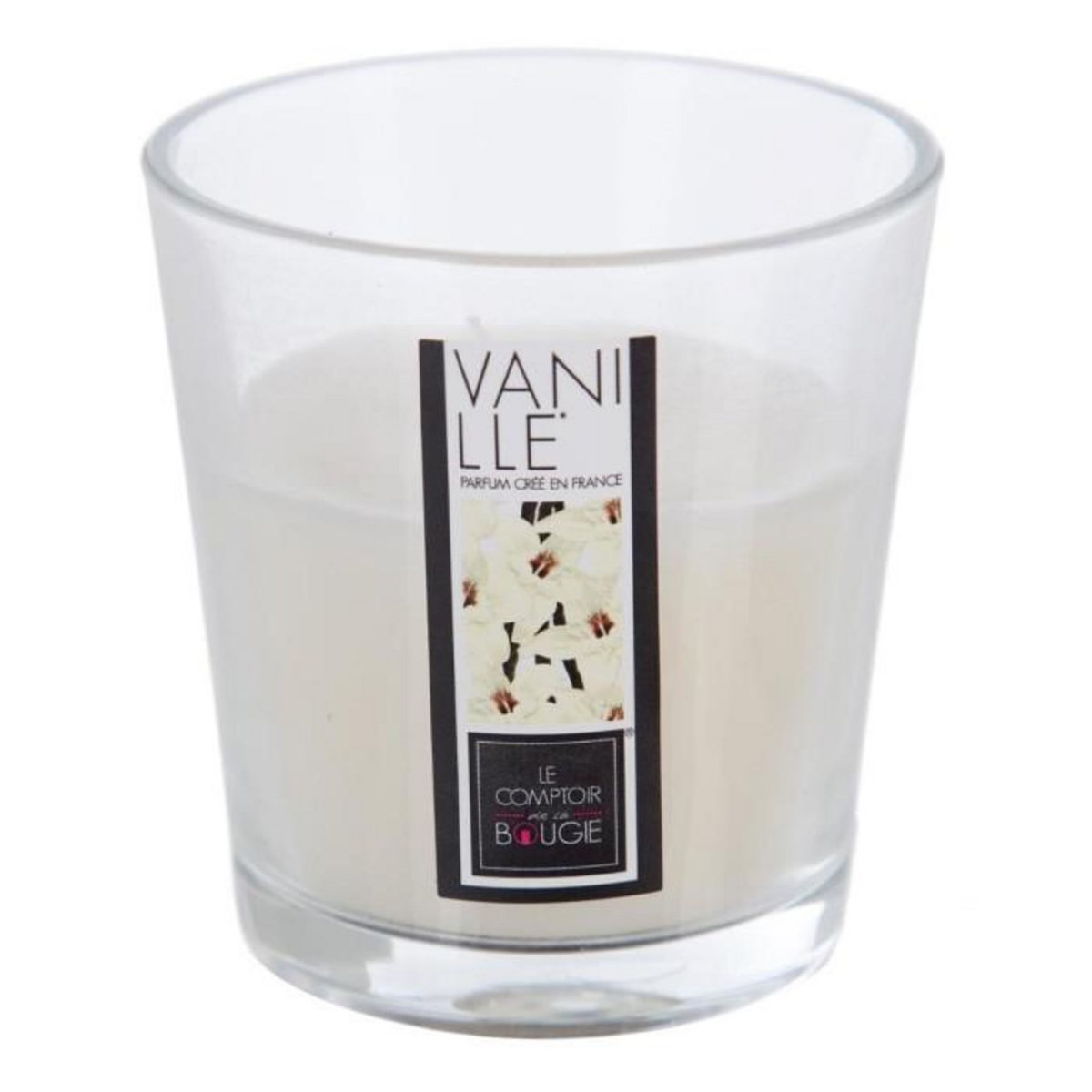 COMPTOIR DE LA BOUGIE Bougie Parfumée en Verre  Nina  90g Vanille