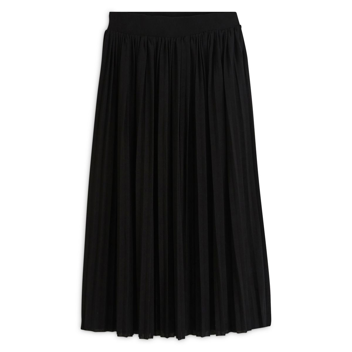 INEXTENSO Jupe plissée noire femme