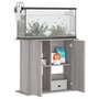 Voir la diapositive 4 : VIDAXL Support pour aquarium sonoma gris 81x36x73 cm bois d ingénierie