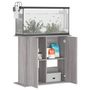 Voir la diapositive 4 : VIDAXL Support pour aquarium sonoma gris 81x36x73 cm bois d ingénierie