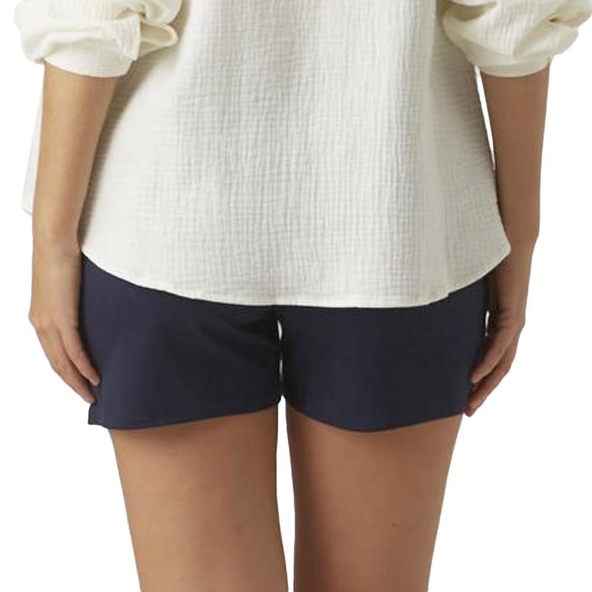 Voir la diapositive 2 : VERO MODA MATERNITY Short de grossesse marine femme vero moda marternity meva