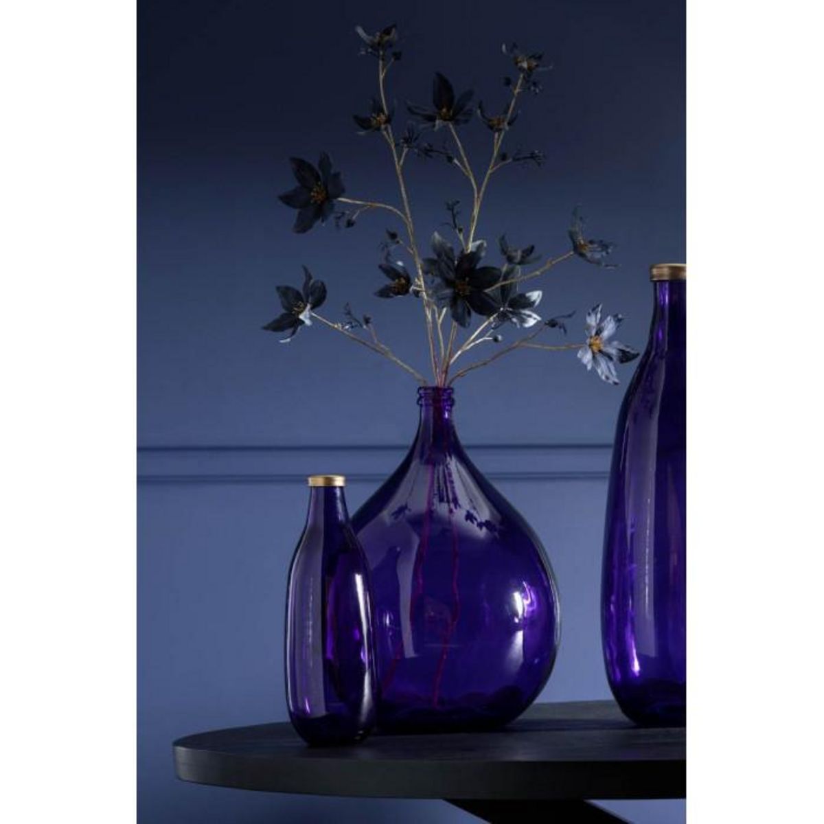 Paris Prix Vase Déco en Verre  Mandie  40cm Mauve