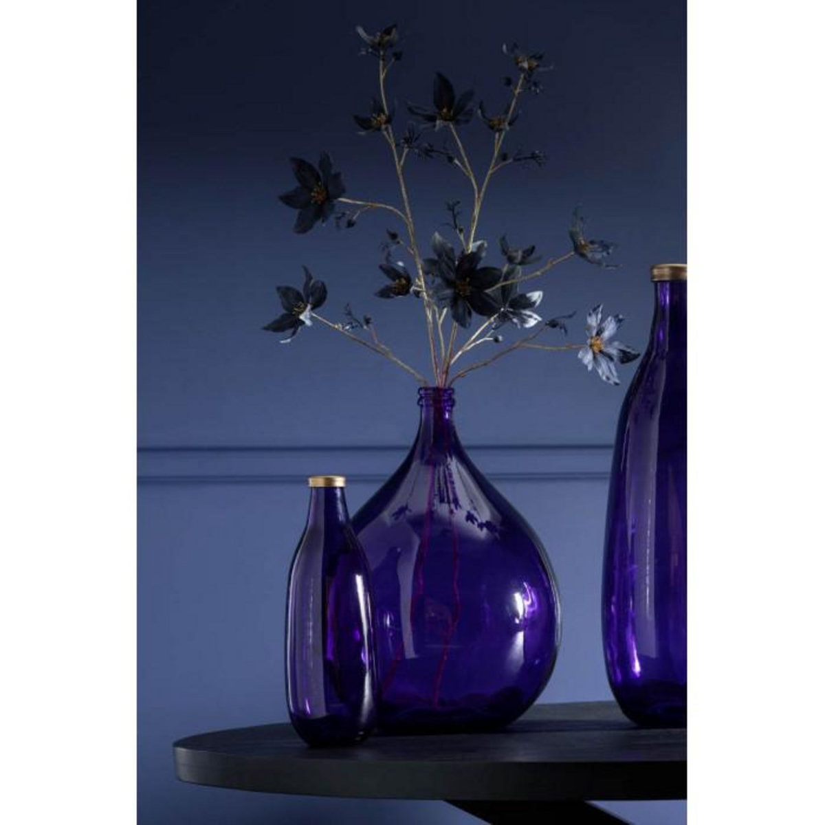 Paris Prix Vase Déco en Verre  Mandie  40cm Mauve