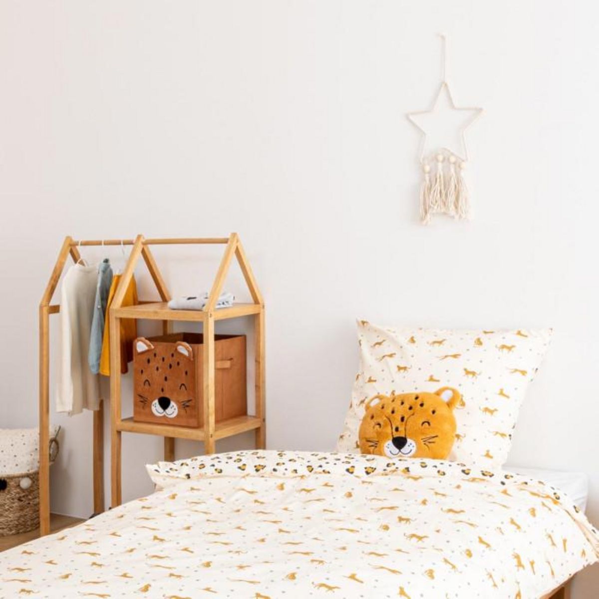 Atmosphera Kids Décoration Murale Enfant  Étoile  25cm Naturel