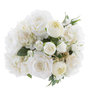 Voir la diapositive 2 : ATMOSPHERA Bouquet de Fleurs  18 Pièces  60cm Blanc