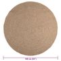 Voir la diapositive 6 : VIDAXL Tapis 160 cm aspect jute interieur et exterieur