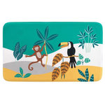 Douceur d'Intérieur Tapis rectangle 45x75 velours Jungle Story
