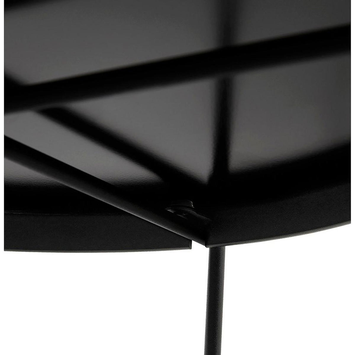 Paris Prix Table Basse Design Ronde  Kamal  63cm Noir