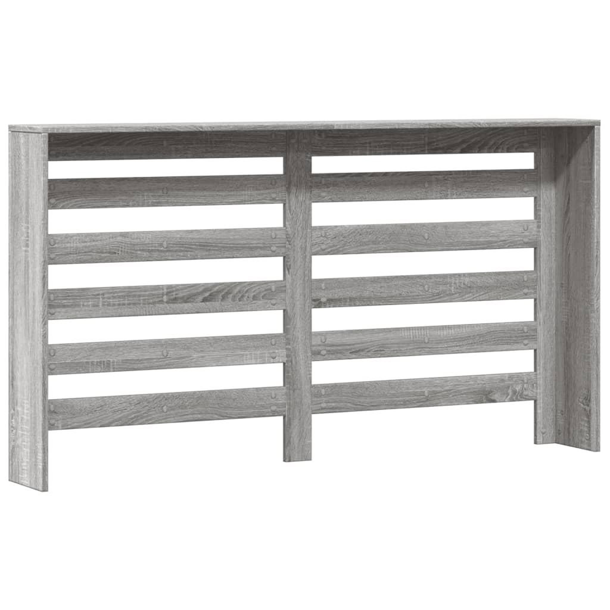 Voir la diapositive 5 : VIDAXL Cache-radiateur sonoma gris 149x20x82 cm bois d'ingenierie