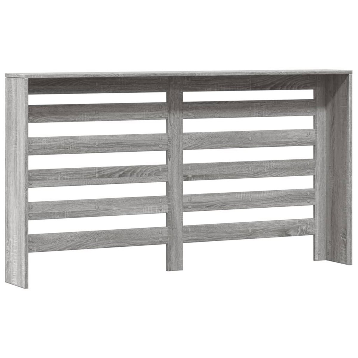 VIDAXL Cache-radiateur sonoma gris 149x20x82 cm bois d'ingenierie
