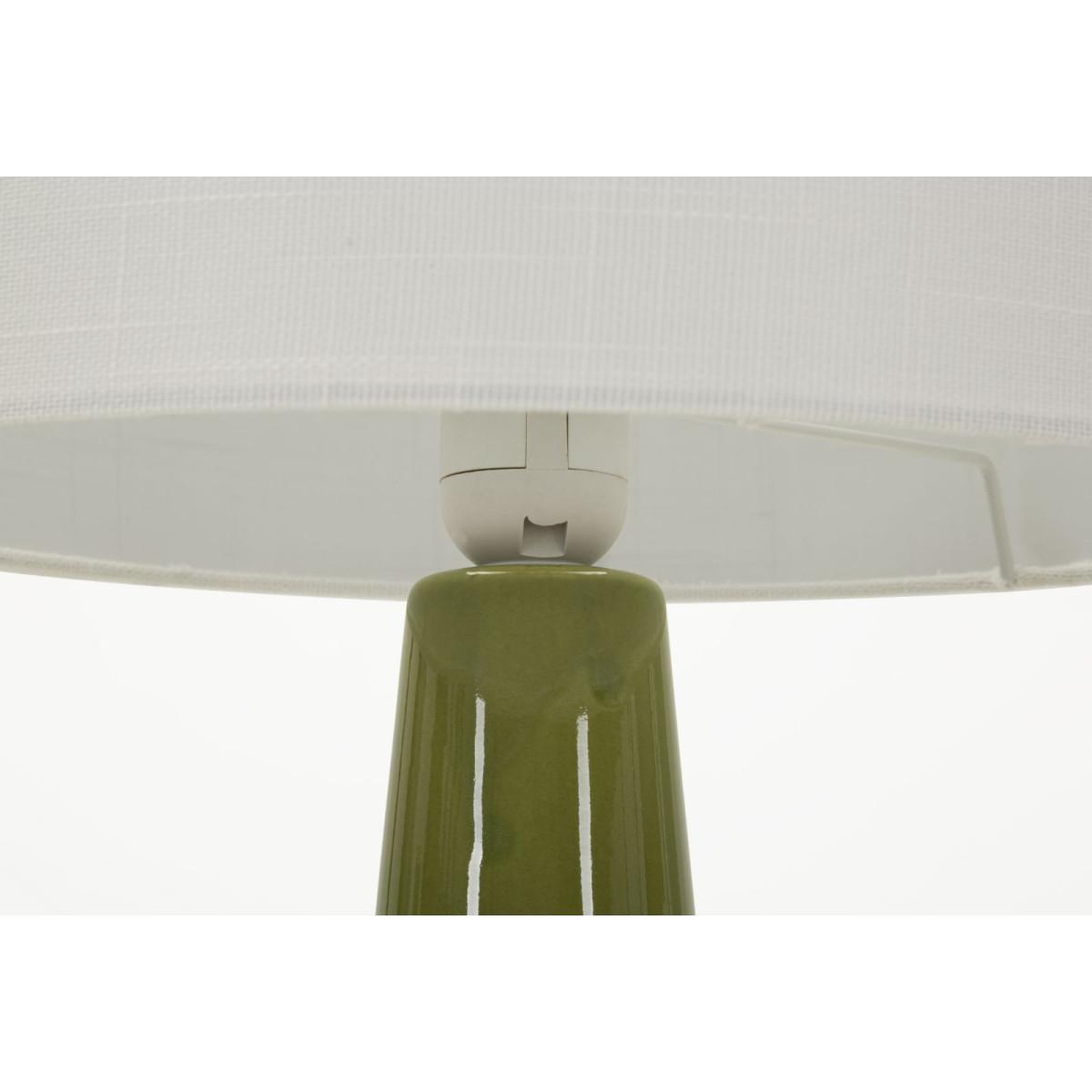 Voir la diapositive 3 : Paris Prix Lampe à poser en céramique  gress  51cm vert
