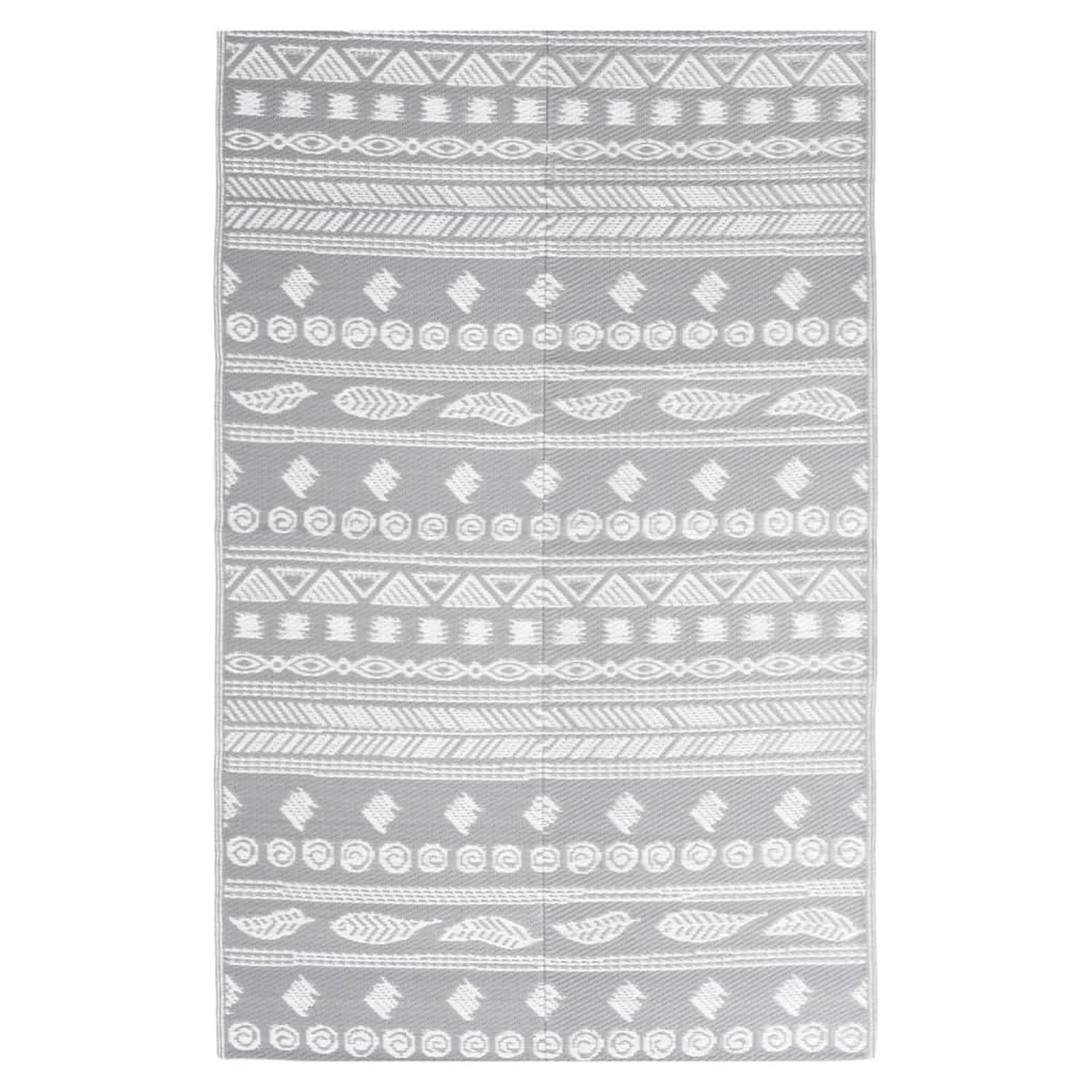 Voir la diapositive 2 : VIDAXL Tapis d'exterieur Gris 160x230 cm PP