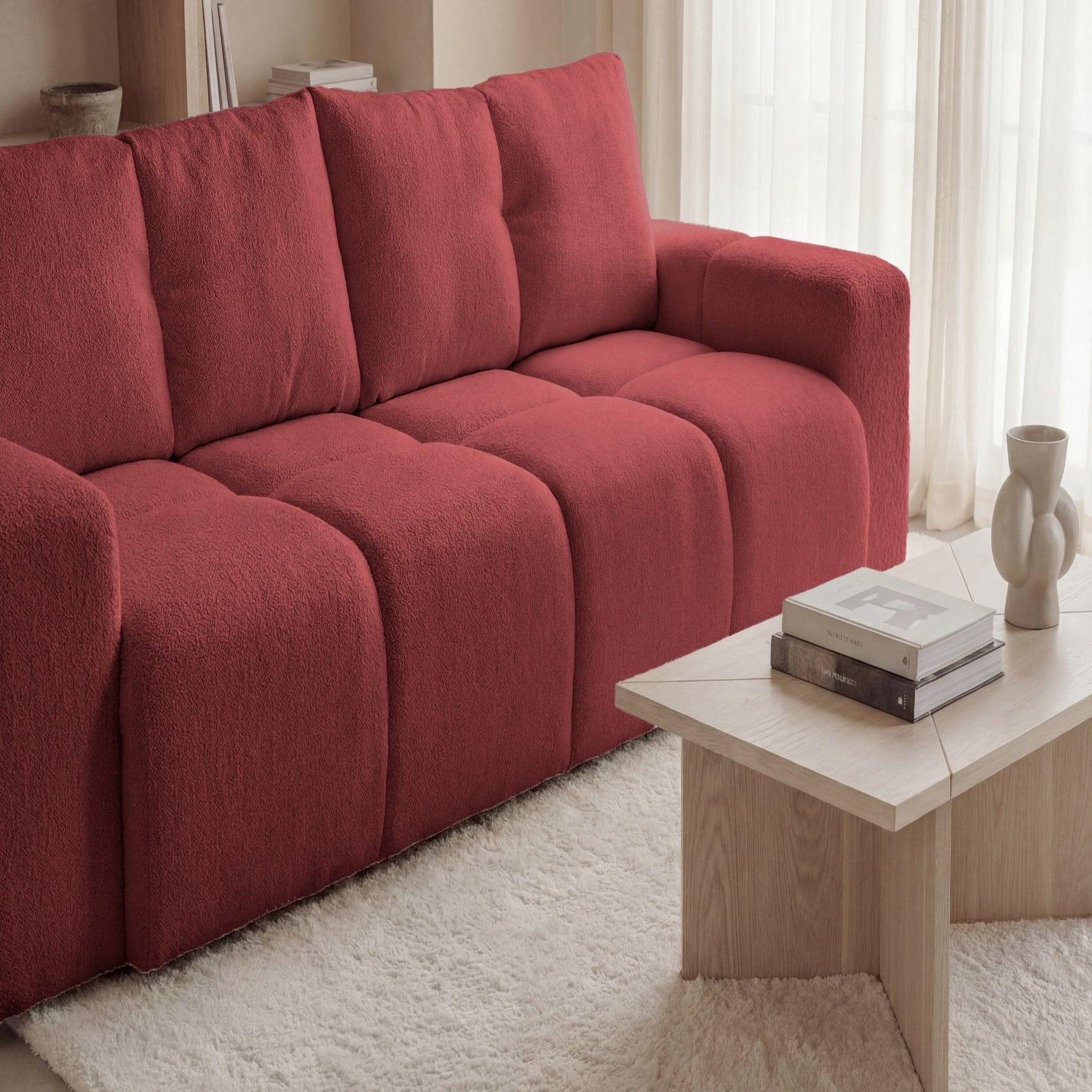Voir la diapositive 4 : CASANOVA PARIS Constance - canapé droit tissu chenille