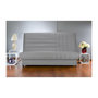 Voir la diapositive 2 : BULTEX BEIJA Banquette clic-clac 3 places - Comfort BULTEX - L 192 x P 95 cm - Tissu gris