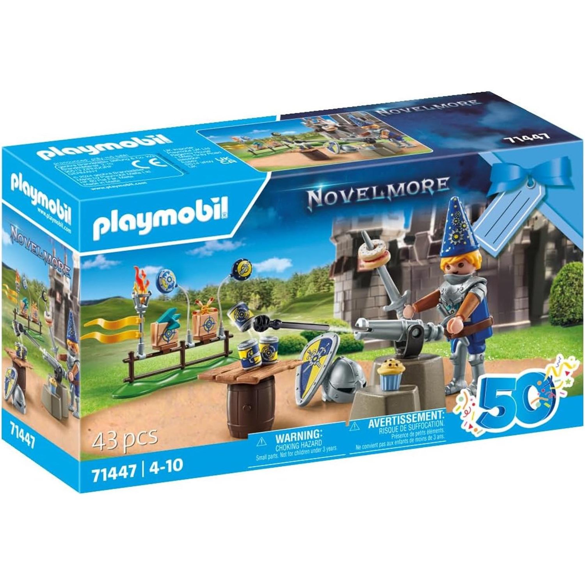 PLAYMOBIL Novelmore - Chevalier et décorations de fête