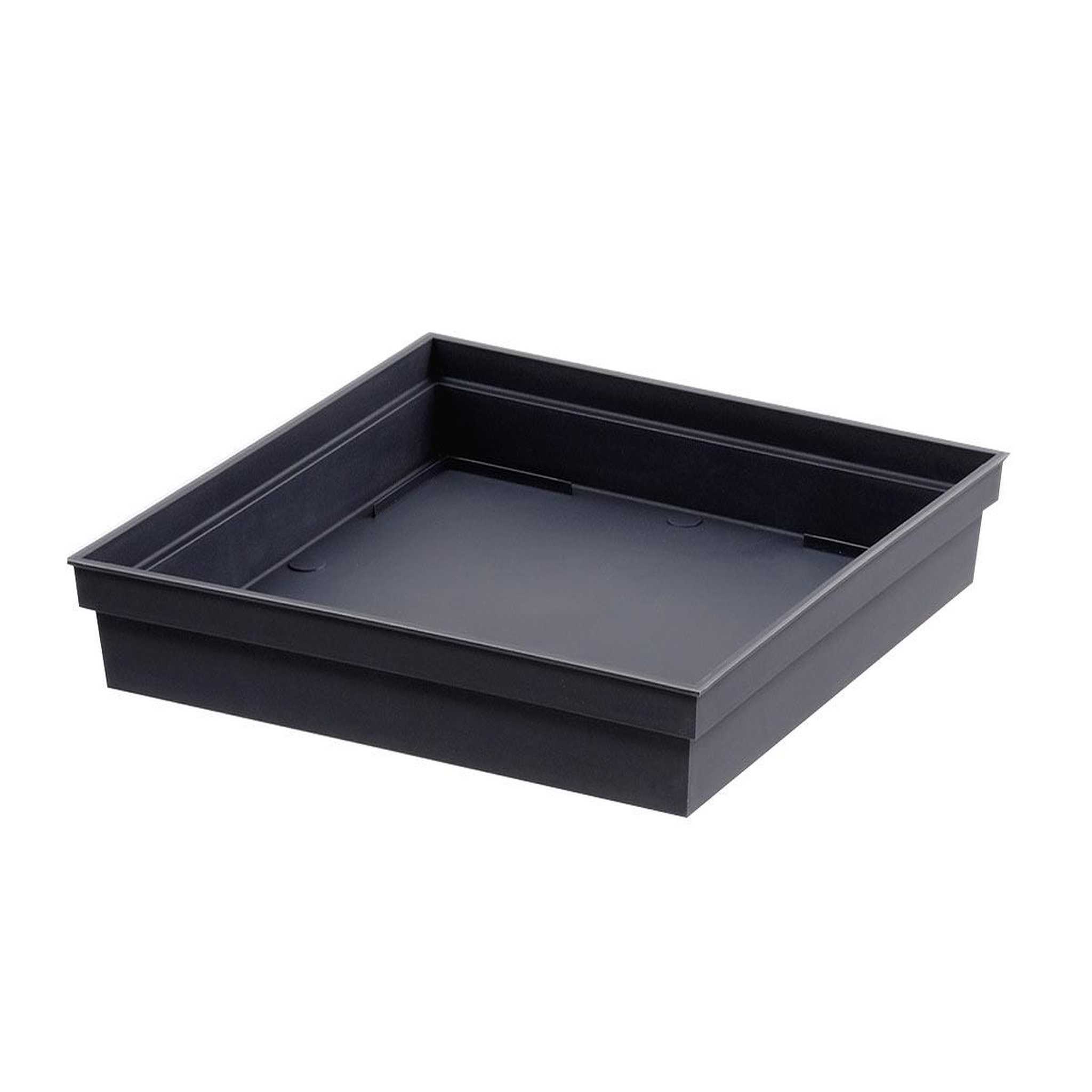 Eda Soucoupe toscane carrée 39 cm - gris anthracite - eda