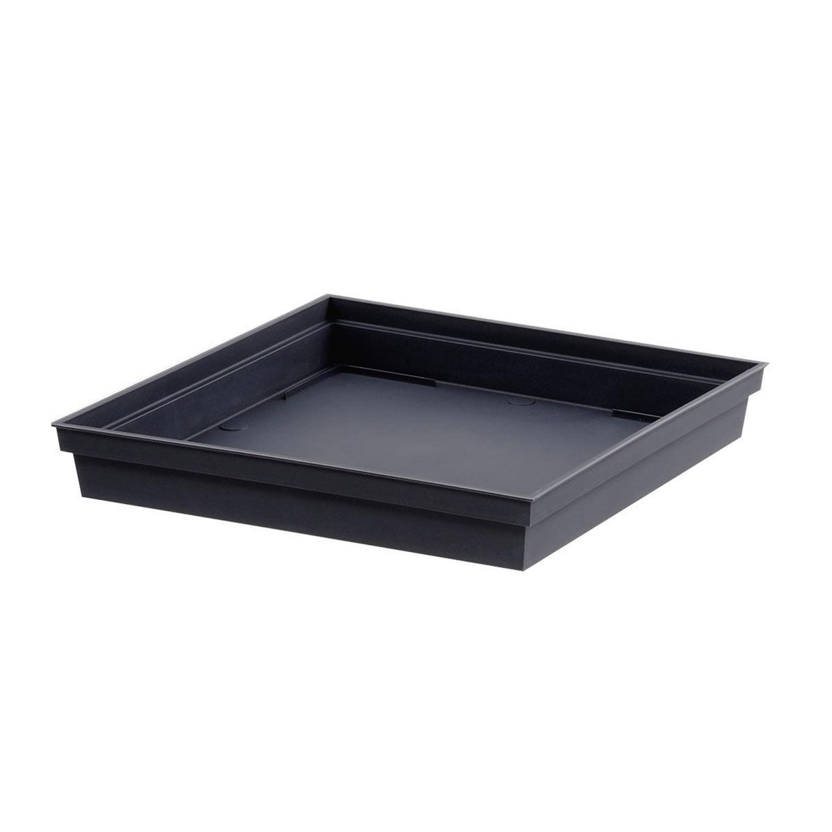 Eda Soucoupe Toscane carrée 39 cm - Gris anthracite - Eda