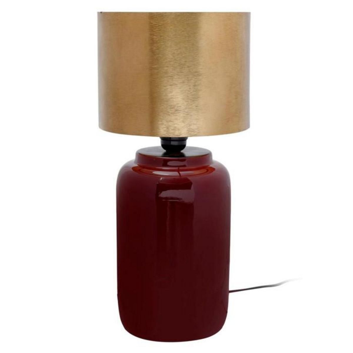 Paris Prix Lampe à Poser Design  Tino  43cm Prune & Or