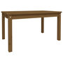 Voir la diapositive 2 : VIDAXL Table de jardin marron miel 82,5x50,5x45 cm bois massif de pin