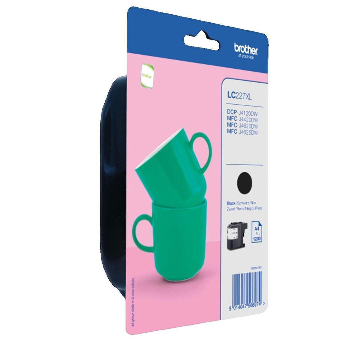 Brother Cartouche d'encre Brother LC227XLBKBP - À rendement élevé - Noir - Original