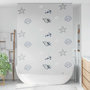 Voir la diapositive 2 : VIDAXL Store enrouleur de douche 150x240 cm largeur du tissu 146 cm