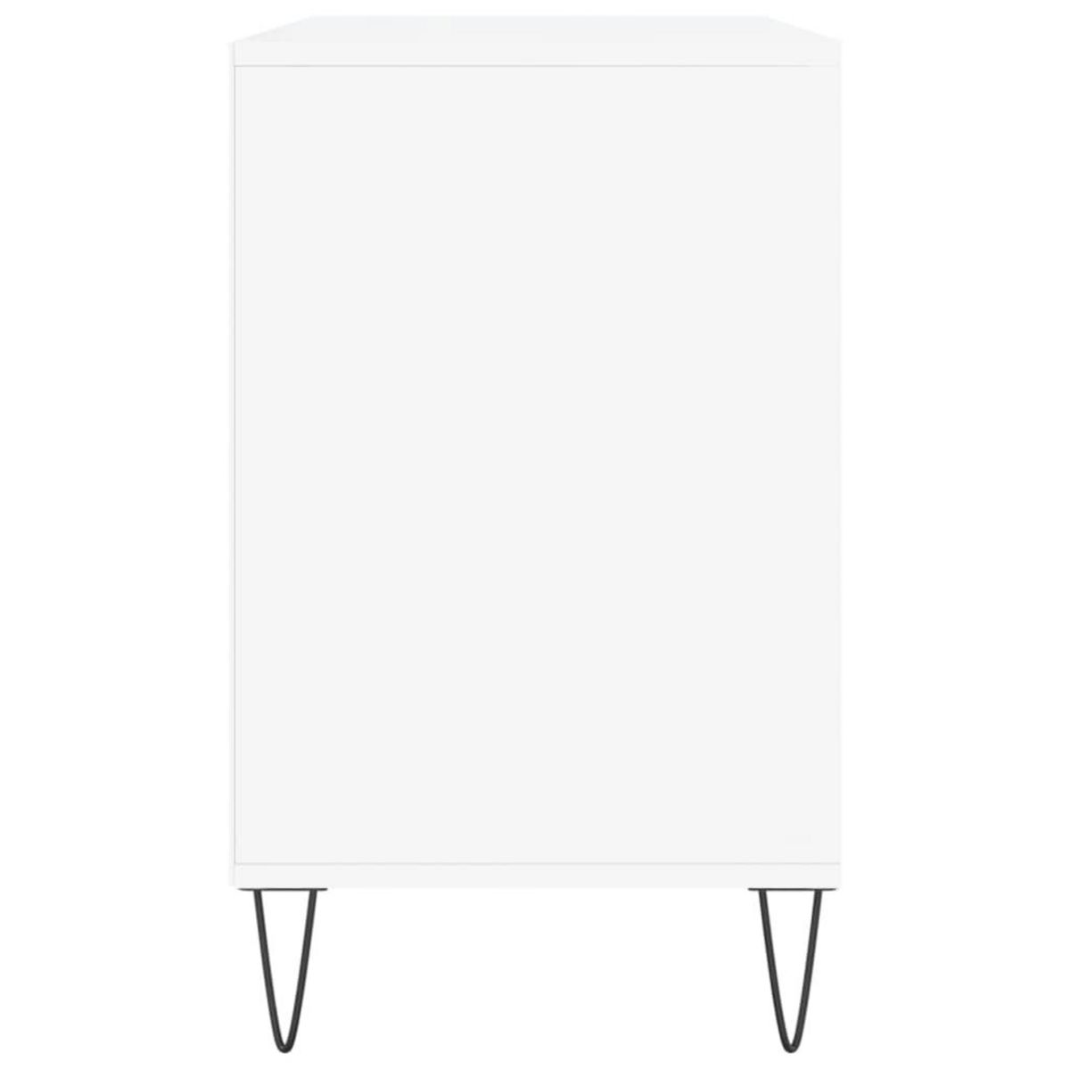 VIDAXL Armoire a chaussures Blanc 102x36x60 cm Bois d'ingenierie