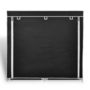 Voir la diapositive 3 : VIDAXL Armoire a chaussures avec housse 115 x 28 x 110cm Tissu Noir