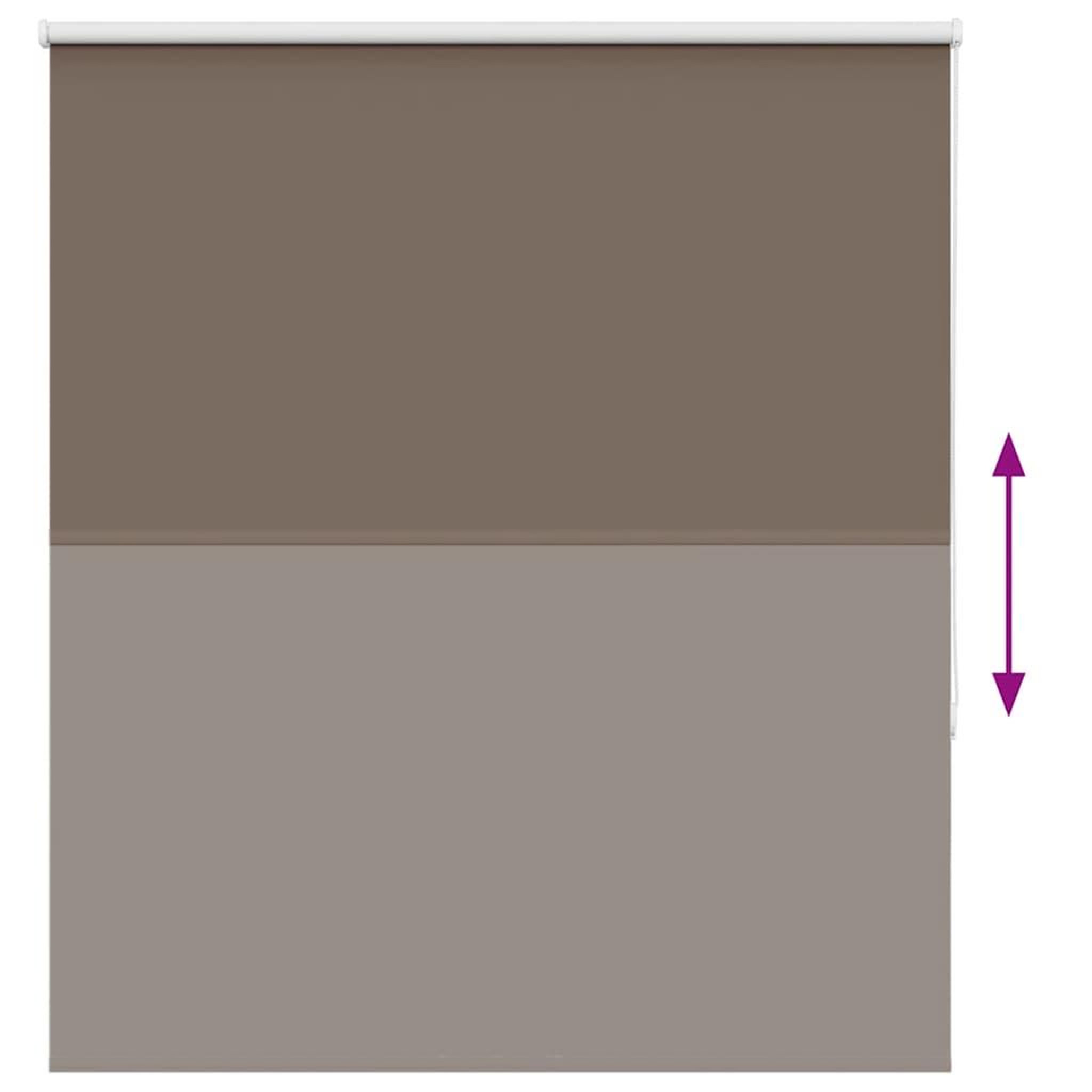 Voir la diapositive 5 : VIDAXL Store enrouleur occultant cafe 120x175cm largeur du tissu