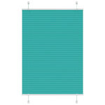 VIDAXL Store plisse vert petrole 100x150 cm largeur du tissu 99,4cm