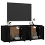 Voir la diapositive 3 : VIDAXL Meubles TV muraux 2 pcs noir 57x34,5x40 cm