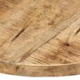 Voir la diapositive 2 : VIDAXL Dessus de table Bois de manguier solide Rond 25-27 mm 50 cm