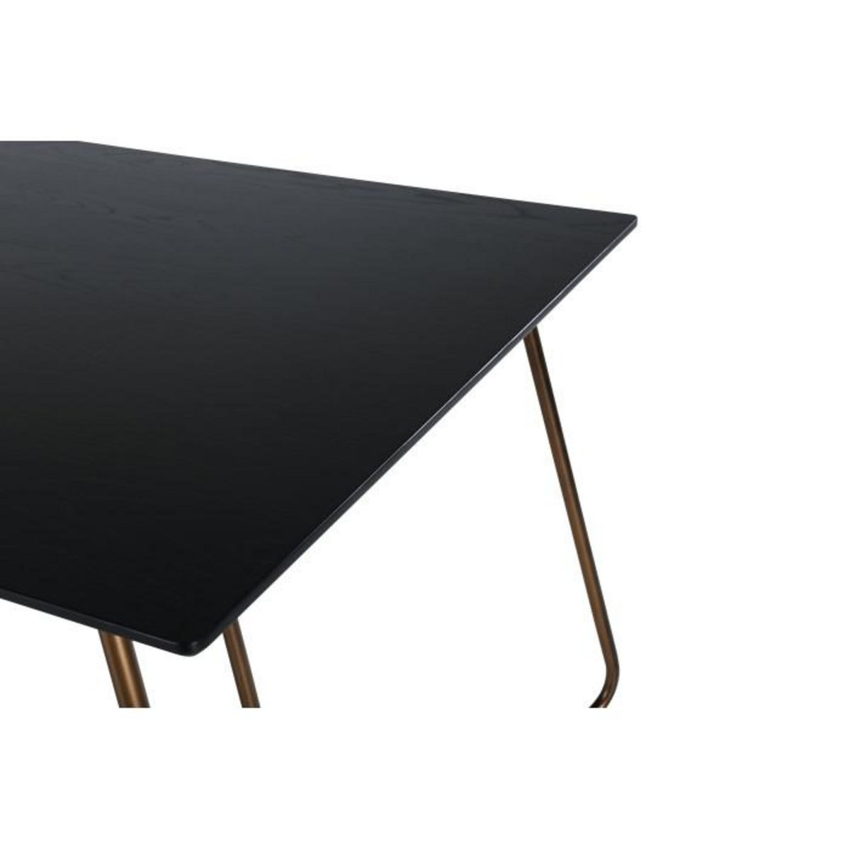 Paris Prix Table à Manger Design  Petra  190cm Noir & Cuivre