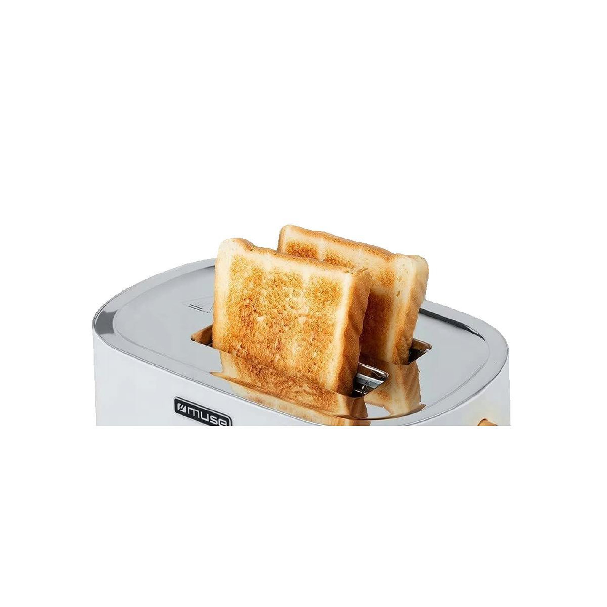 Voir la diapositive 2 : Muse Grille pain Muse MS-130W blanc