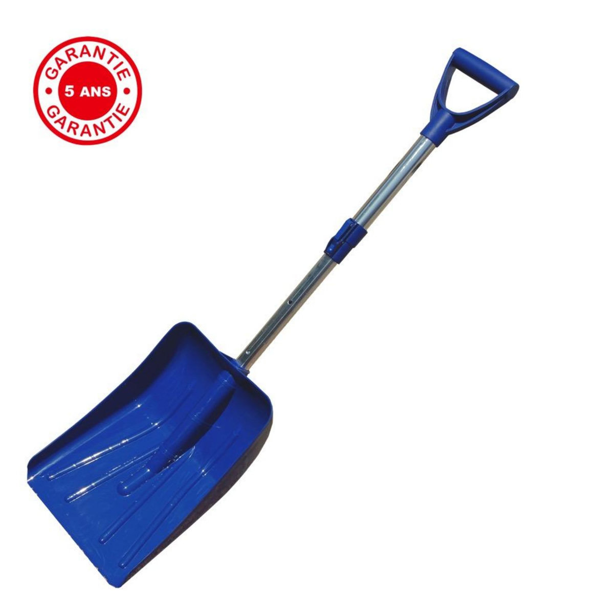 OUTILS PERRIN Pelle à neige auto 240 x 340 cm polypro manche retractable poignée, pour le déneigement