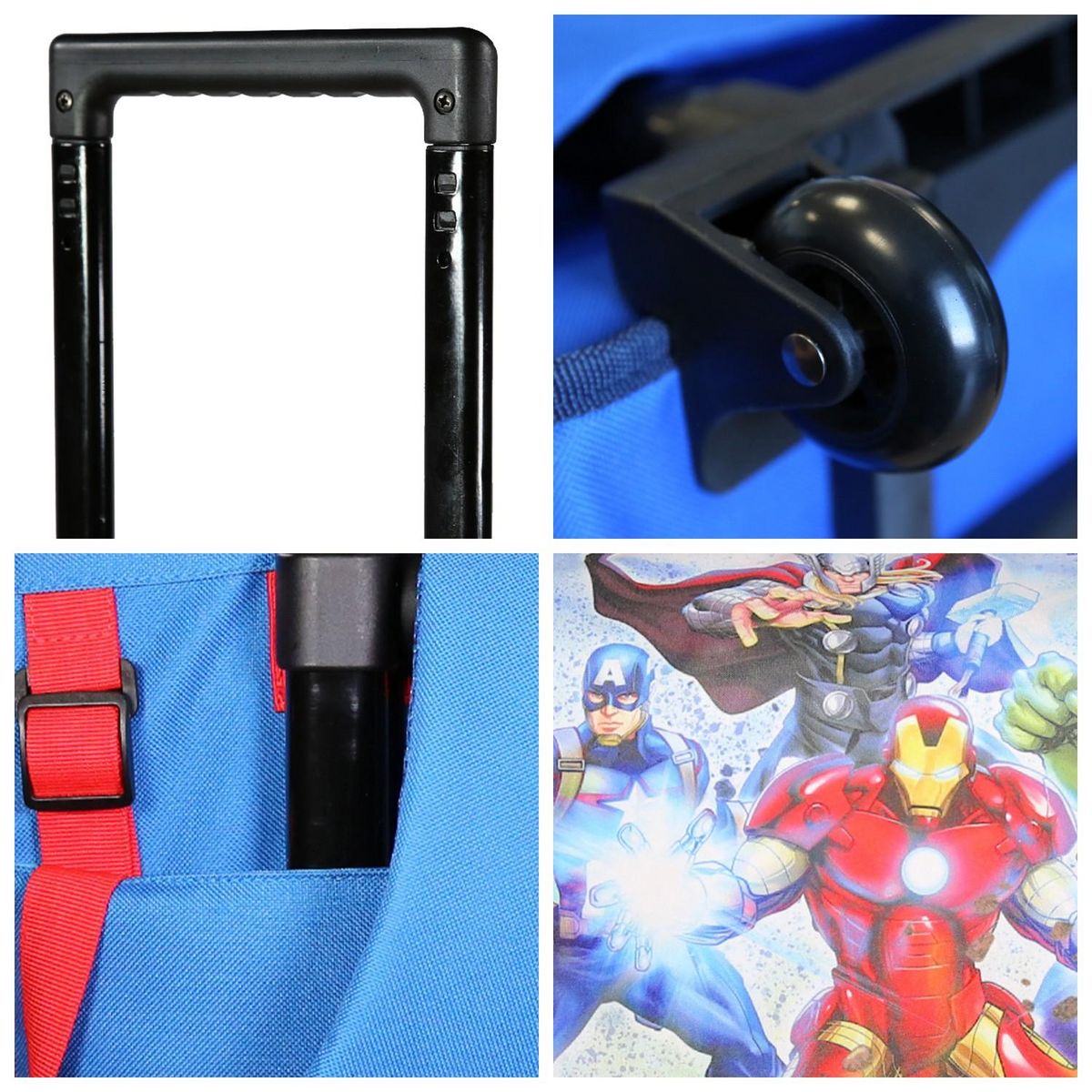 Bagtrotter BAGTROTTER Cartable à roulettes 38 cm Avengers Multicolore