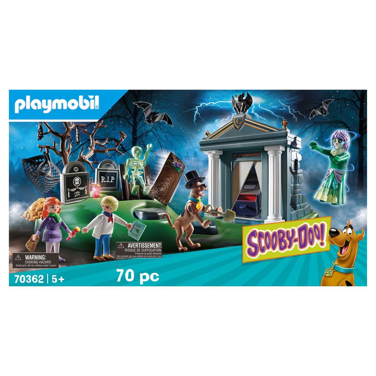 PLAYMOBIL 70362 - Scooby Doo! - Histoires au Cimetière