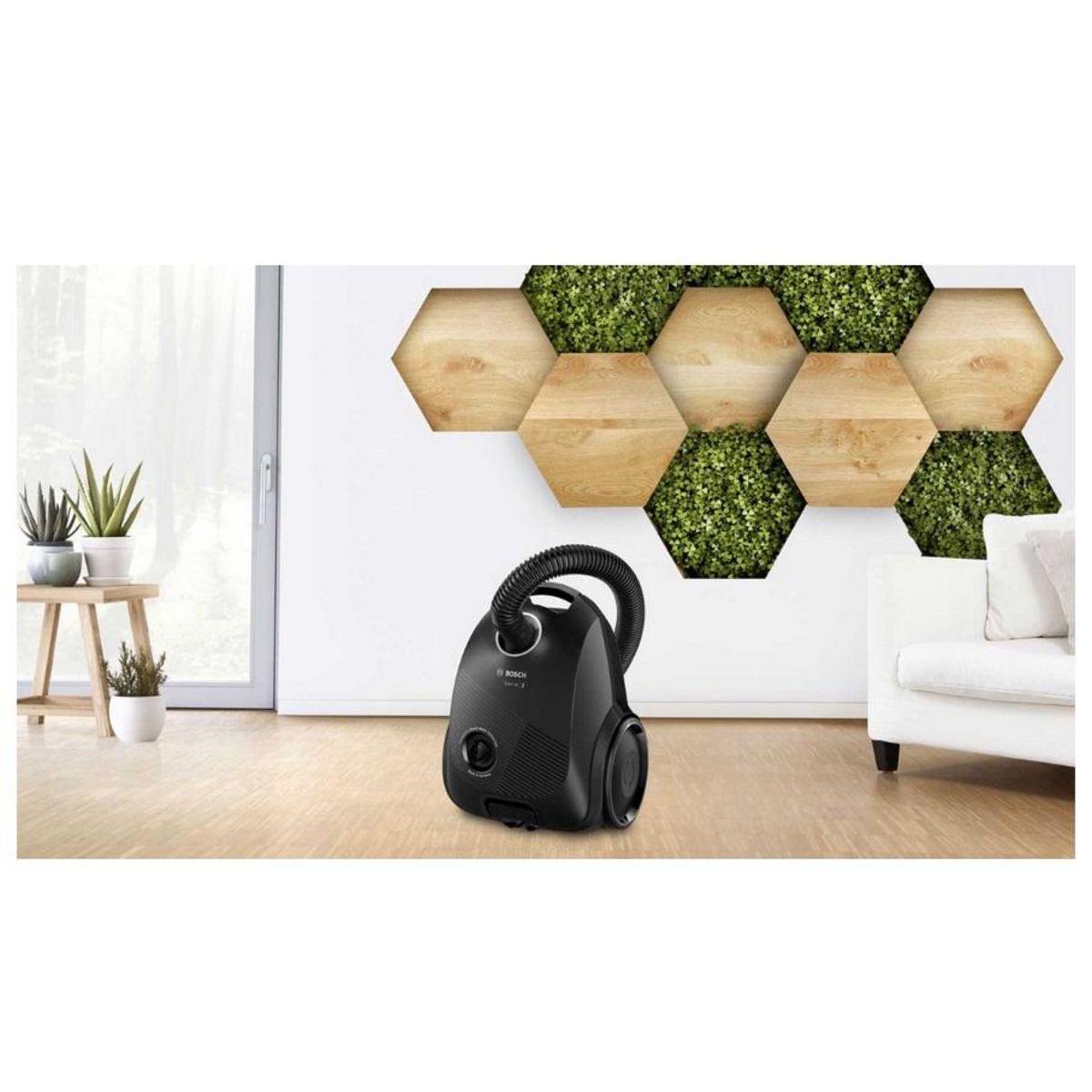 BOSCH Aspirateur traîneau 80db noir - BGBS2LB1