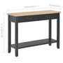 Voir la diapositive 6 : VIDAXL Table console Noir 110x35x80 cm Bois