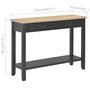 Voir la diapositive 6 : VIDAXL Table console Noir 110x35x80 cm Bois