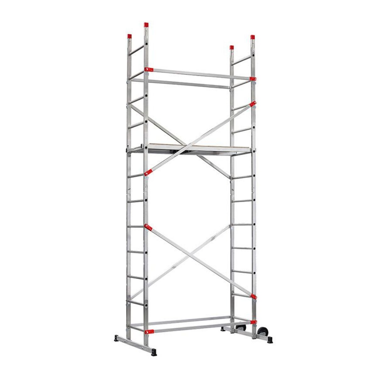 Echafaudage aluminium Hobbystep h4 HAILO hauteur de travail 4 m