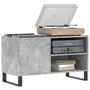Voir la diapositive 3 : VIDAXL Armoire a disques gris beton 85x38x48 cm bois d'ingenierie