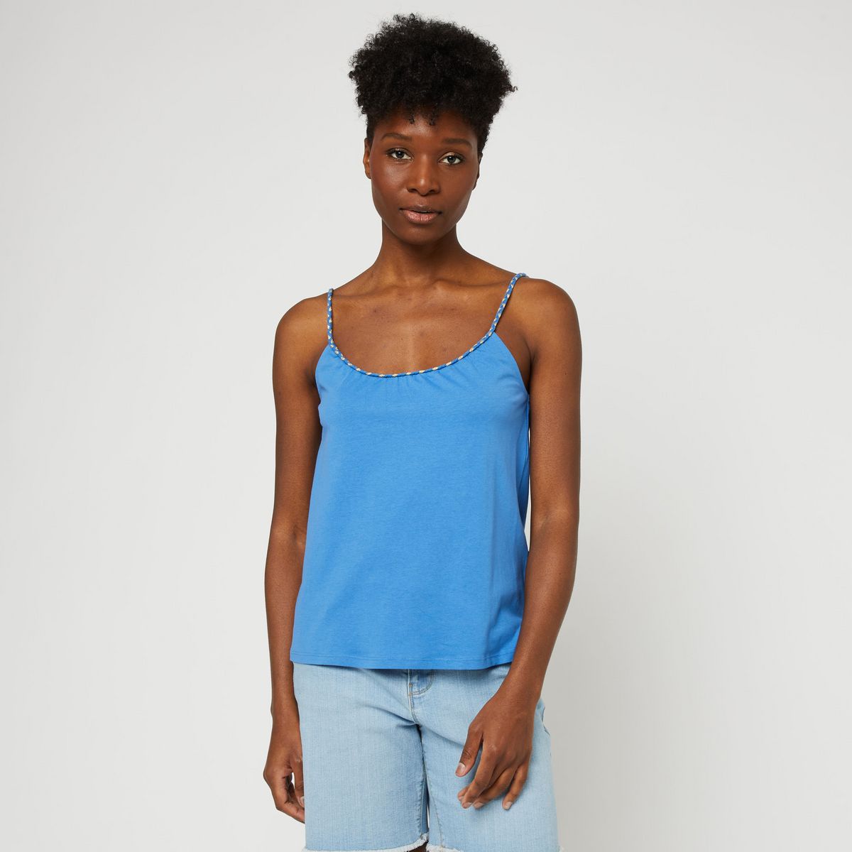 INEXTENSO Débardeur bleu femme