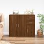 Voir la diapositive 1 : VIDAXL Buffet Chene marron 91x29,5x75 cm Bois d'ingenierie