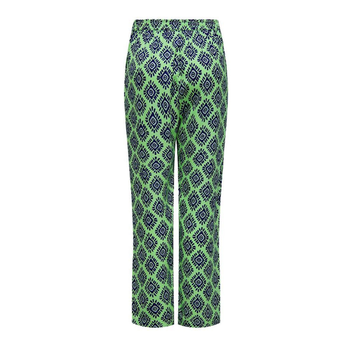 Only Pantalons fluide Vert Femme Only Palazzo