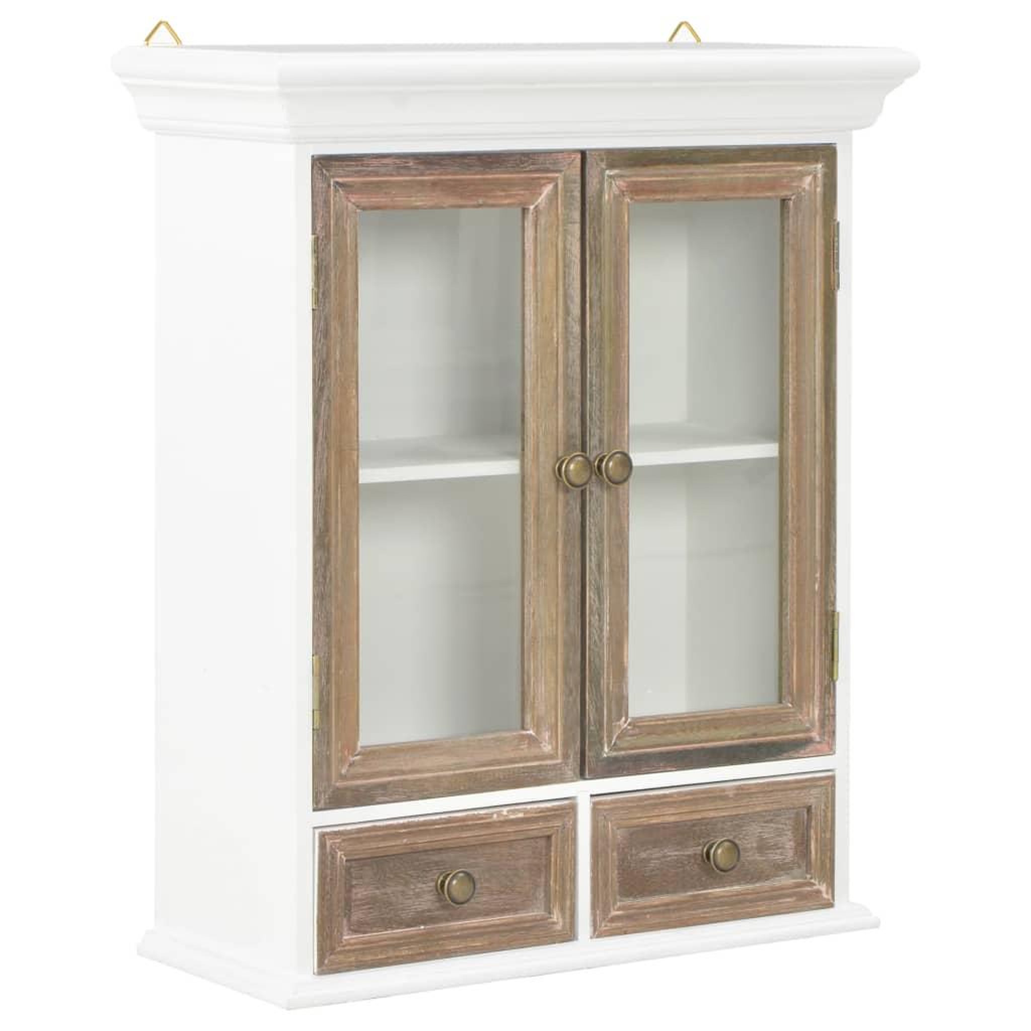 VIDAXL Armoire murale blanc 49x22x59 cm bois d'ingenierie