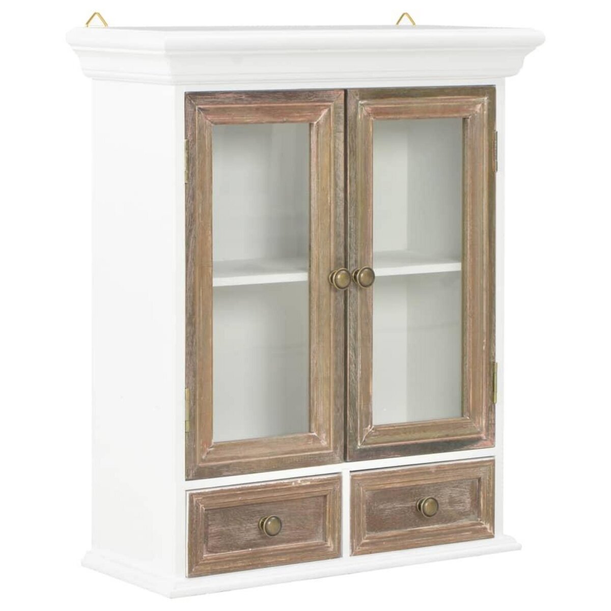 VIDAXL Armoire murale Blanc 49x22x59 cm Bois d'ingenierie
