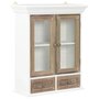 Voir la diapositive 1 : VIDAXL Armoire murale Blanc 49x22x59 cm Bois d'ingenierie