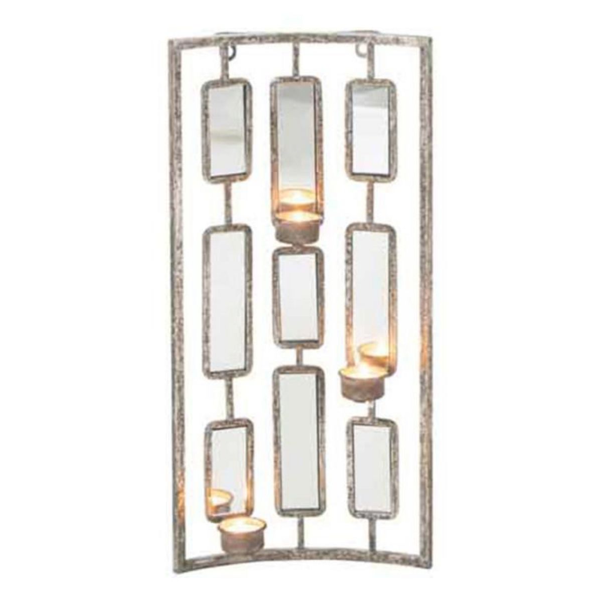 Paris Prix Photophore avec Miroirs  Comenza  52cm Gris