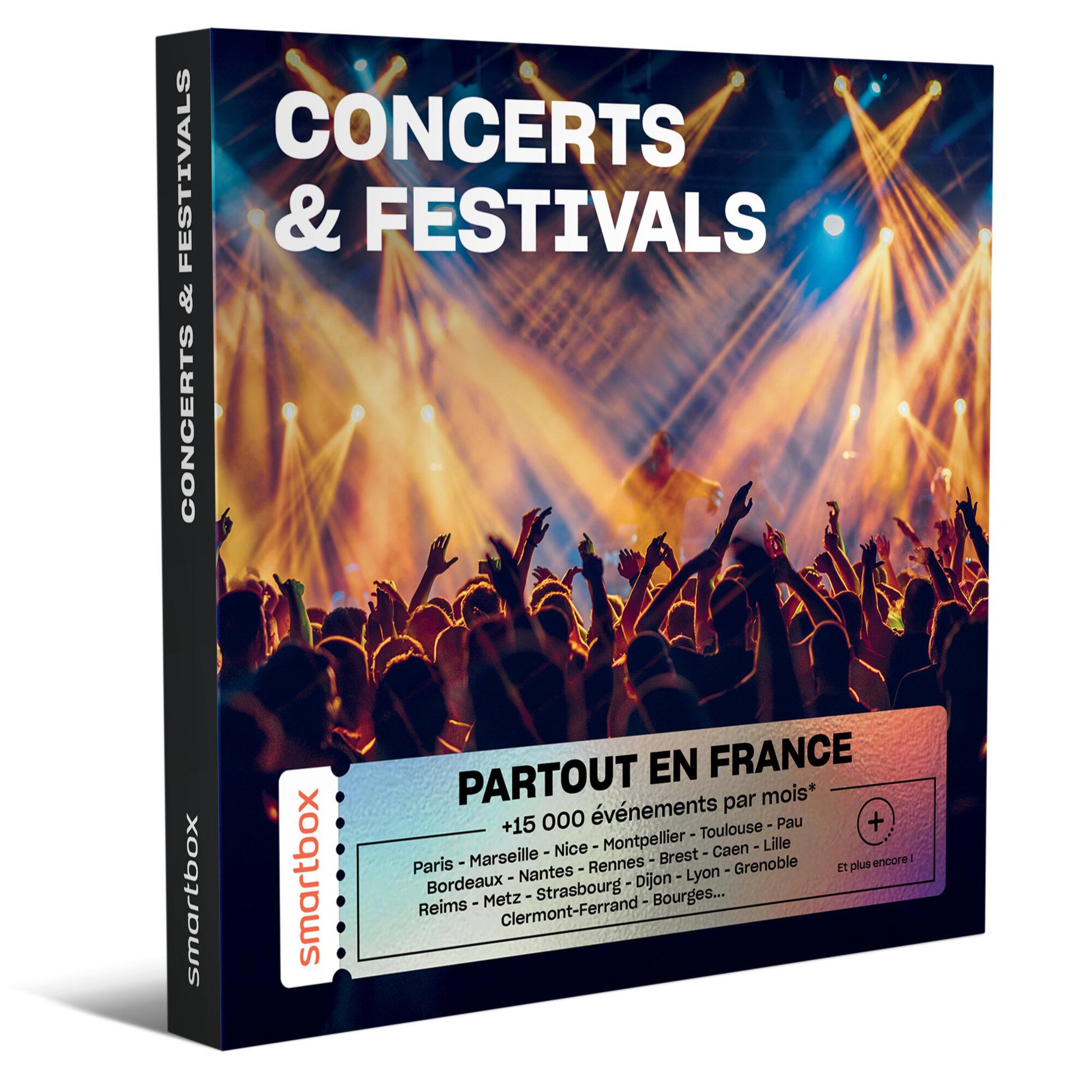 Smartbox Concerts & festivals - coffret cadeau sport & aventure