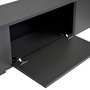 Voir la diapositive 4 : Habitat et Jardin Meuble TV en bois  Onera  - 180 x 30 x 50 cm - Anthracite / Noir